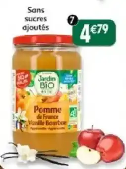 Maximo Jardin Bio Pomme de France Vanille Bourbon offre
