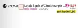 Maximo Belle France gels WC fraîcheur pin offre