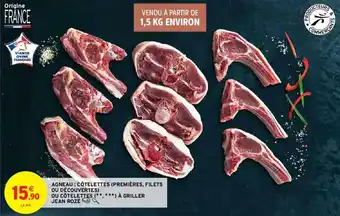 Intermarché Agneau : côtelettes offre