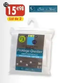 Maximo Clair de Nuit Protège Oreiller offre