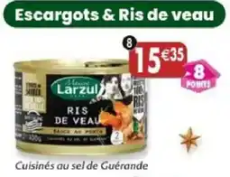 Maximo Larzul Escargots & Ris de veau offre