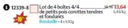 Maximo Bonduelle de petits pois carottes tendres et fondants offre