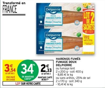 Intermarché Harengs fumés fumage doux delpierre offre