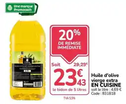 Promocash Cubine Huile d'olive vierge extra offre