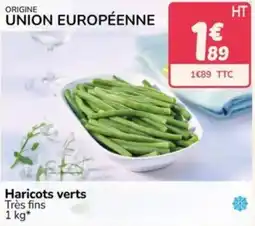 Promocash Haricots verts offre