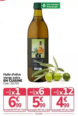 Promocash EN CUISINE Huile d'olive vierge extra offre