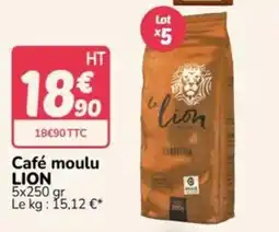 Promocash LION Café moulu offre