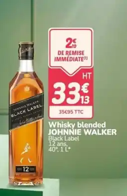 Promocash JOHNNIE WALKER Whisky blended offre