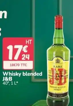 Promocash J&B Whisky blended offre