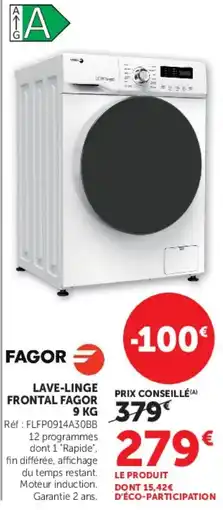 Super U FAGOR LAVE-LINGE FRONTAL FAGOR offre