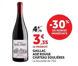 U Express Château Soulières offre