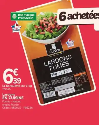 En Cuisine Lardons Fumés