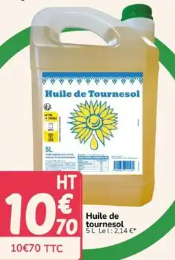 Promocash Huile de Tournesol offre