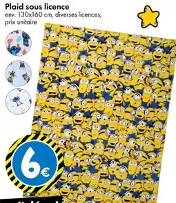 TEDi Plaid sous licence offre