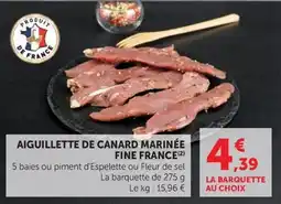U Express AIGUILLETTE DE CANARD MARINÉE offre