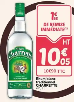 Promocash Charrette Rhum blanc traditionnel offre