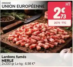 Promocash MERLE Lardons fumés offre