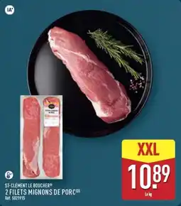 ALDI ST-CLÉMENT LE BOUCHER 2 FILETS MIGNONS DE PORC offre