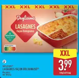 ALDI Daylicious LASAGNES FAÇON BOLOGNAISE offre