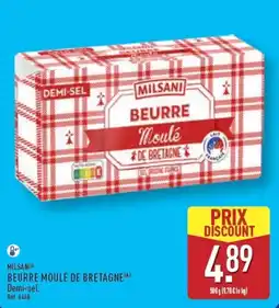 ALDI MILSANI BEURRE MOULÉ DE BRETAGNE offre