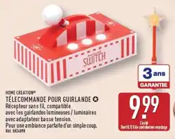 ALDI HOME CREATION TÉLÉCOMMANDE POUR GUIRLANDE offre