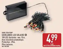 ALDI HOME CREATION GUIRLANDE LED SOLAIRE offre