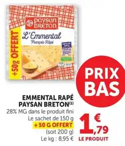 U Express Paysan Breton L'Emmental offre