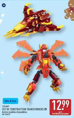 ALDI TOYLINO SET DE CONSTRUCTION TRANSFORMERS offre