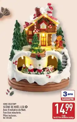 ALDI HOME CREATION SCÈNE DE NOËL LED offre