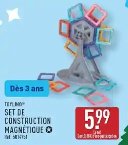 ALDI TOYLINO SET DE CONSTRUCTION MAGNÉTIQUE offre
