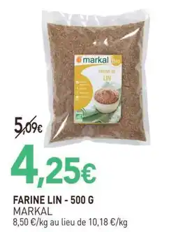 naturéO MARKAL FARINE LIN offre