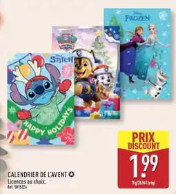ALDI CALENDRIER DE L'AVENT offre