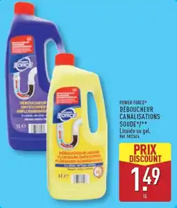 ALDI POWER FORCE DÉBOUCHEUR CANALISATIONS offre