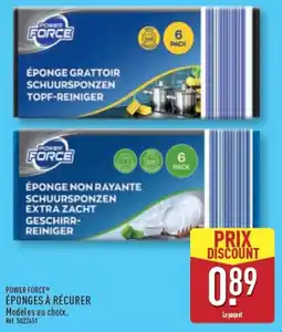 ALDI POWER FORCE ÉPONGES À RÉCUPER offre