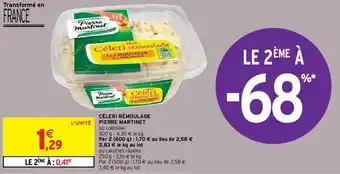 Intermarché Céleri rémoulade pierre martinet offre