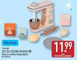ALDI TOYLINO SET DE CUISINE EN BOIS offre