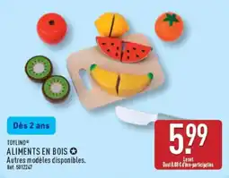 ALDI TOYLINO ALIMENTS EN BOIS offre