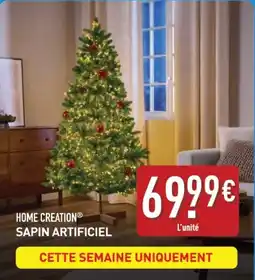 ALDI HOME CREATION SAPIN ARTIFICIEL offre