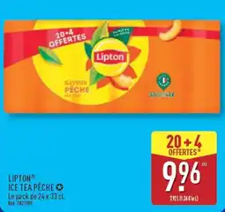 ALDI Lipton Ice Tea Pêche offre