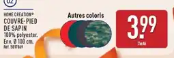 ALDI HOME CREATION COUVRE-PIED DE SAPIN offre
