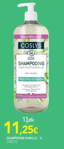 naturéO COSLYS SHAMPOOING FAMILLE offre