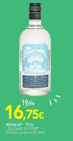 naturéO LES CHAIS DU FORT VODKA offre