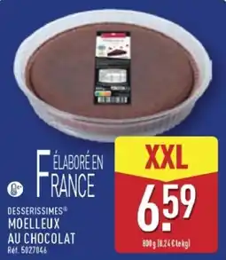 ALDI DESSERISSIMES MOELLEUX AU CHOCOLAT offre
