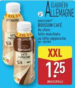 ALDI BARISSIMO BOISSON CAFÉ offre