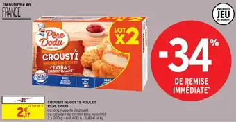 Crousti nuggets poulet père dodu