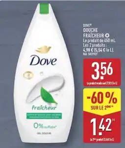ALDI Dove Douche Fraîcheur offre