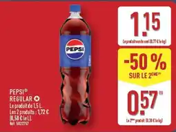 ALDI PEPSI REGULAR offre