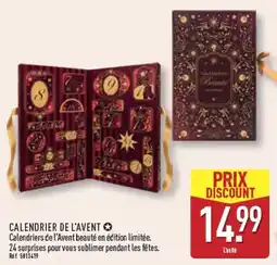ALDI Calendriers de l'Avent beauté offre