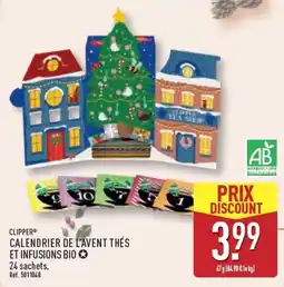 ALDI CLIPPER CALENDRIER DE L'AVENT THÉS offre