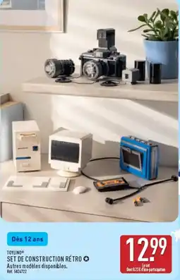ALDI TOYLINO SET DE CONSTRUCTION RÉTRO offre